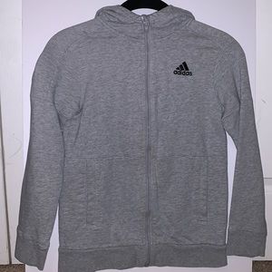 Adidas Boys Zip up Sweatshirt Size S GUC